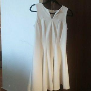 Taylor off white dress